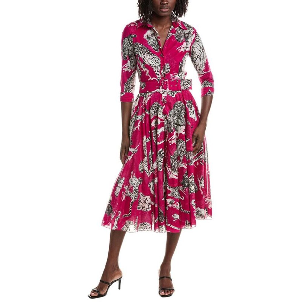 Samantha Sung Womens Aster Midi Dress